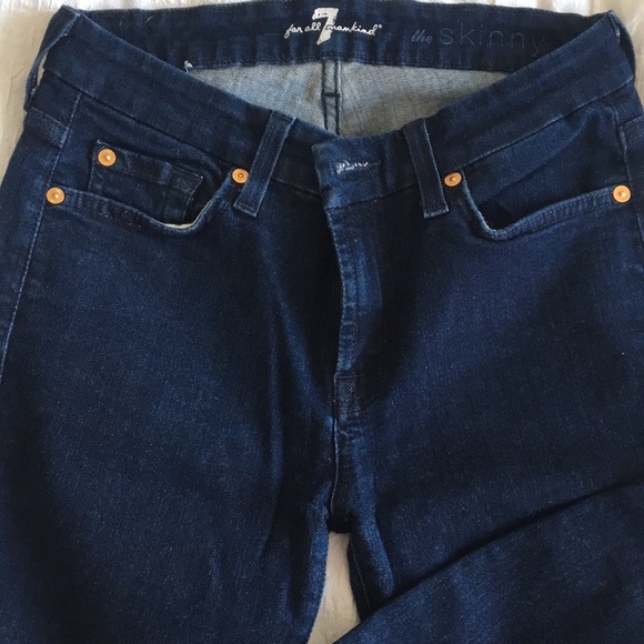 7 for all mankind skinny jeans - Picture 2 of 5
